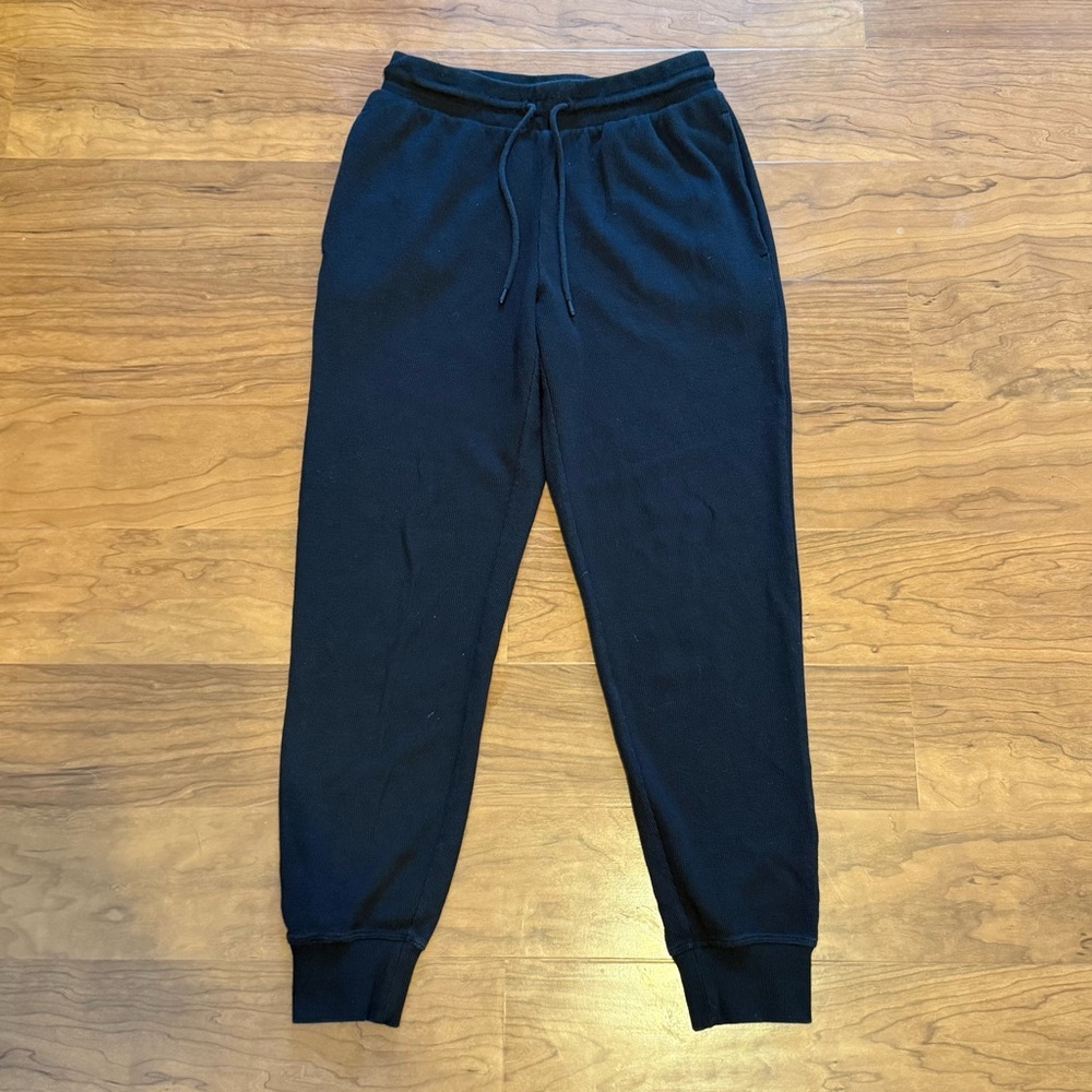 SUNDAY BEST ARITZIA‎ Baby Waffle Sweatpants Joggers Black size Small